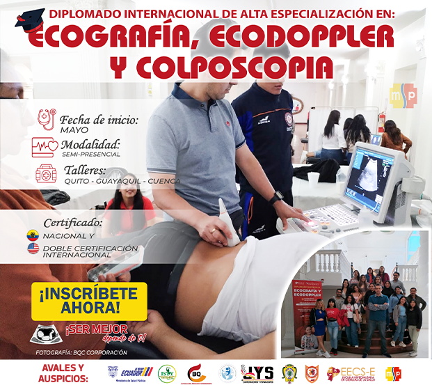 Diplomado internacional de alta especialización en Ecografía, Ecodoppler y Colposcopia 12C