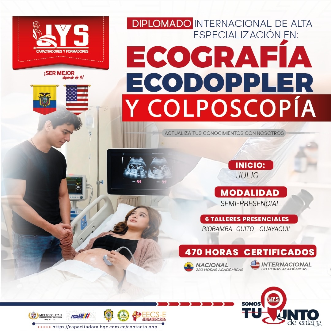 Diplomado internacional de alta especialización en Ecografía, Ecodoppler y Colposcopia 19C