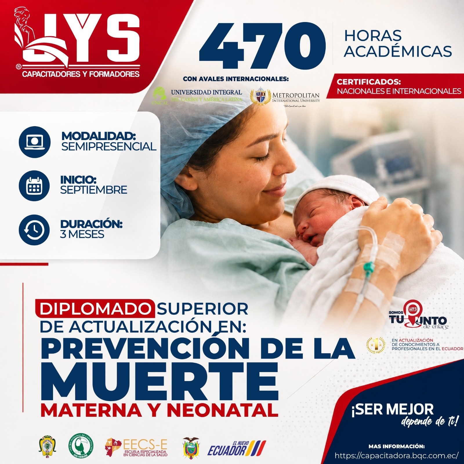 Diplomado Superior de Actualización en Prevención de la Muerte Materna y Neonatal