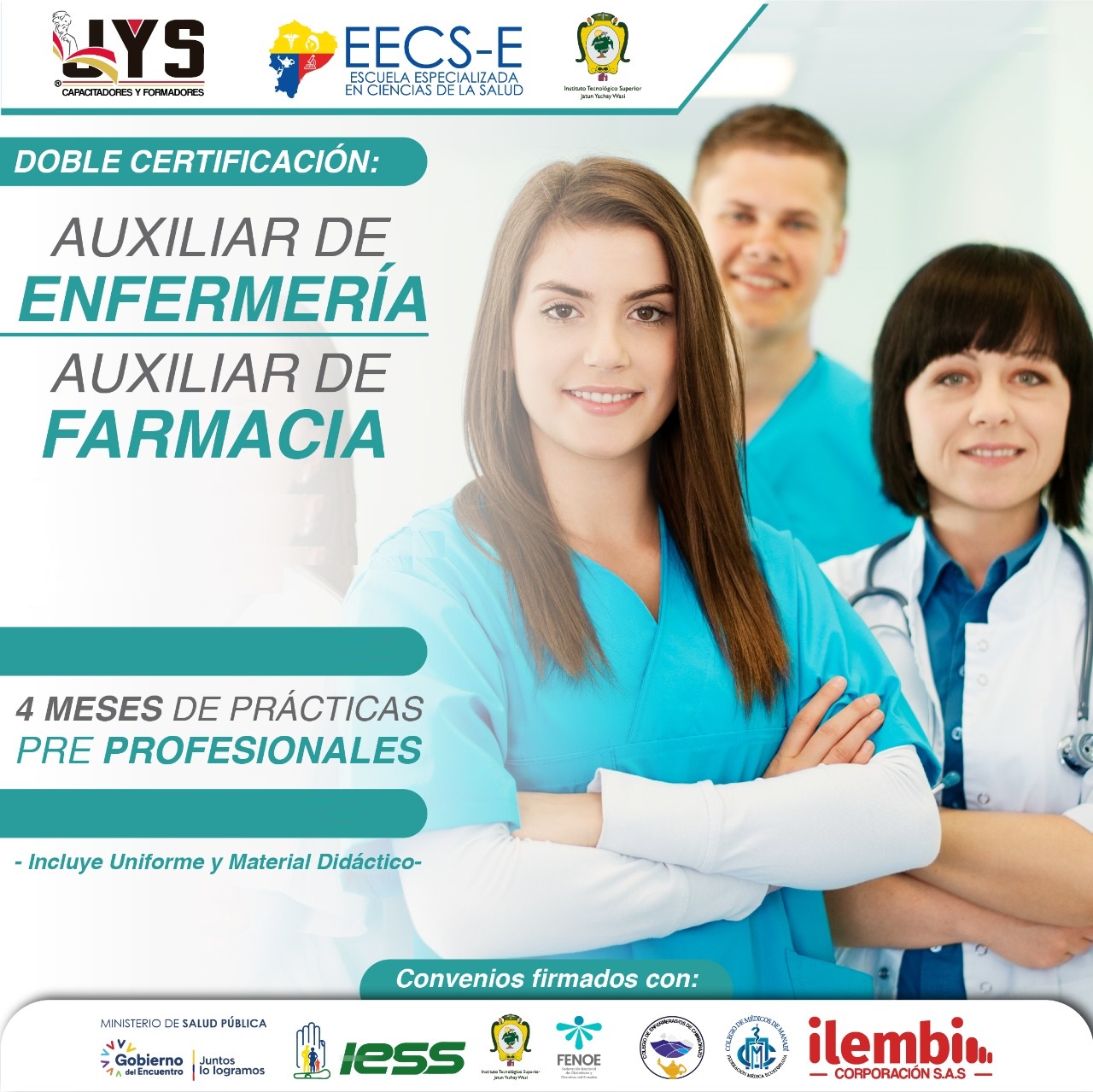 Curso Auxiliar de Enfermería - Escuela de Medicina y Sanidad